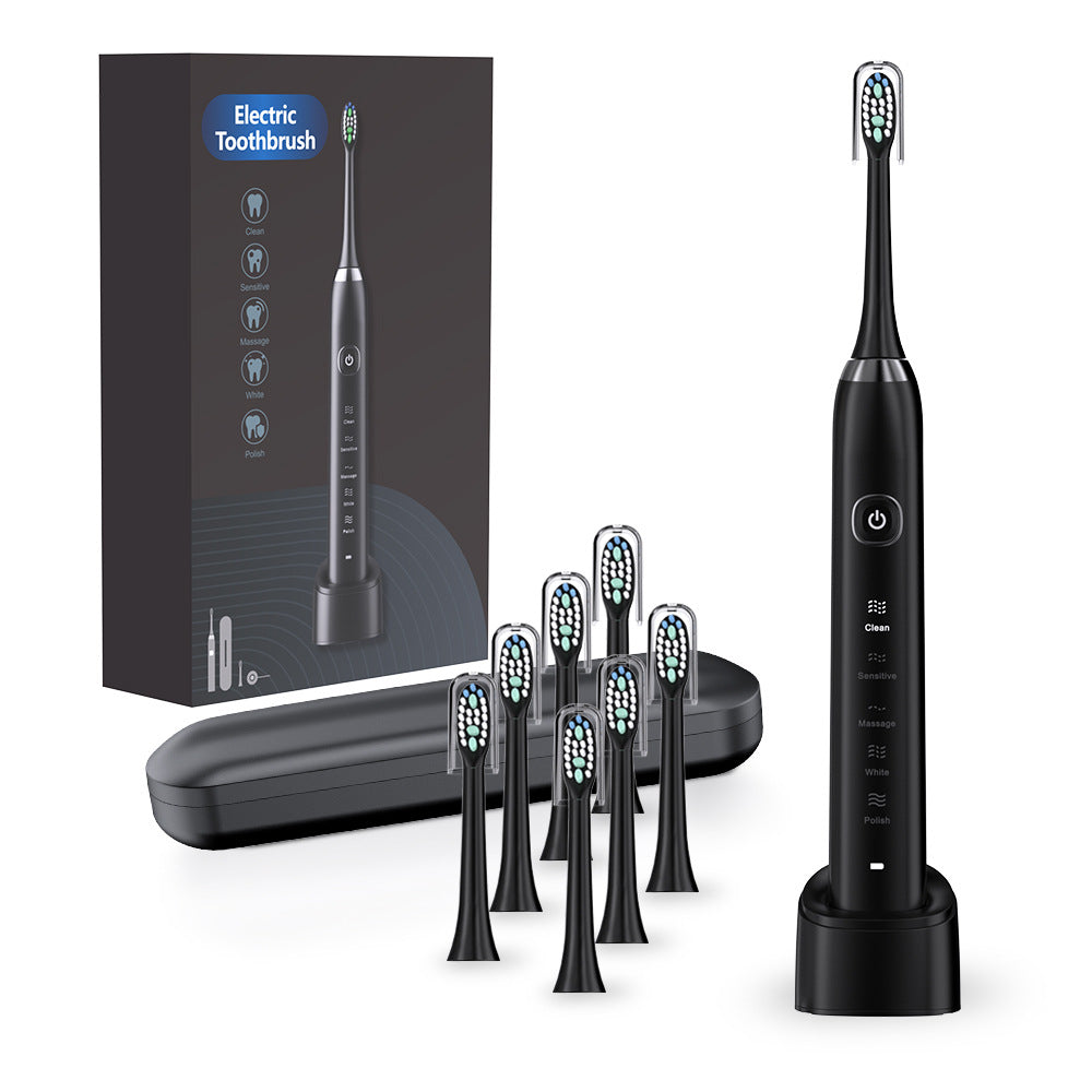 SmileLab™ 5-level induction charging 8-brush-head sonic electric toothbrush