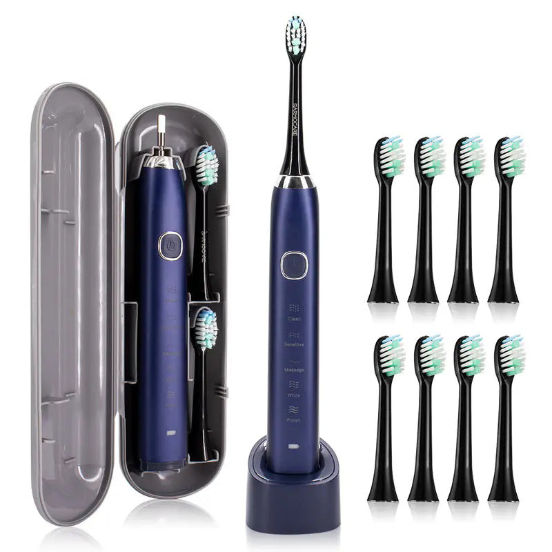 SmileLab™ 5-level induction charging 8-brush-head sonic electric toothbrush