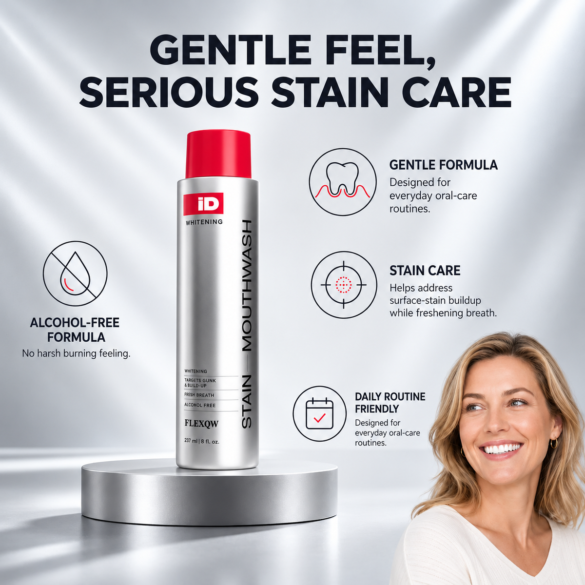 SmileLab™ Stain Removing Mouthwash Deep Cleaning Mint